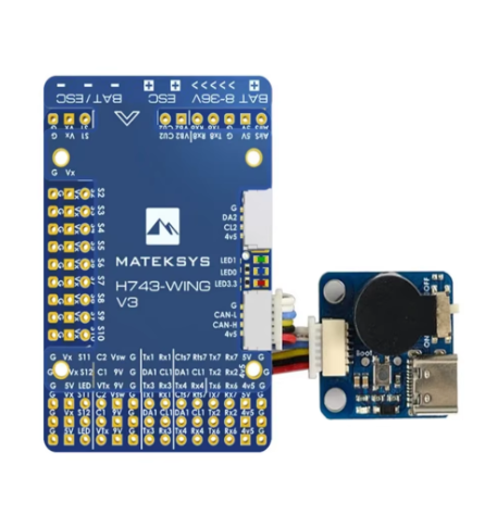 Betaflight Fc - Полетный контроллер Matek H743-WING V3 FC