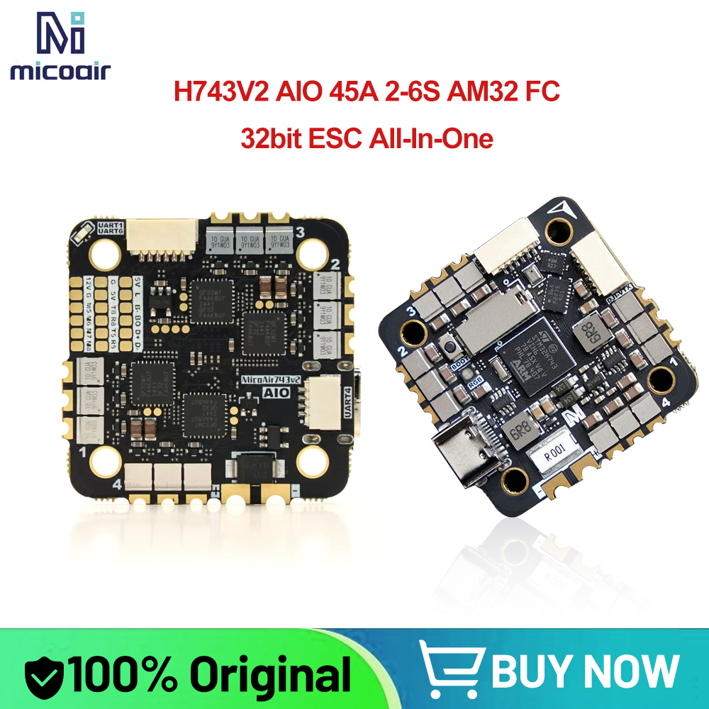 Betaflight Fc - MicoAir H743V2 AIO 45A AM32 2-6S