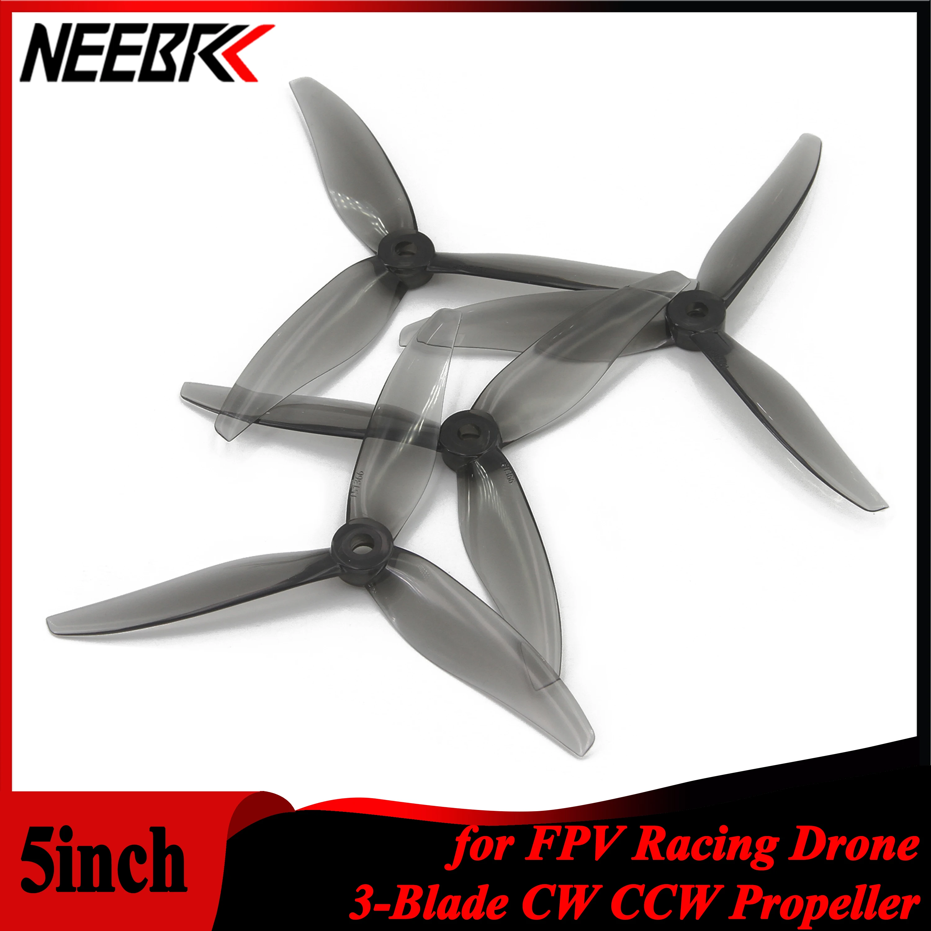 5 Inch Propeller - NEEBRC 12 пар 5-дюймовых реквизитов, 3-лопастные