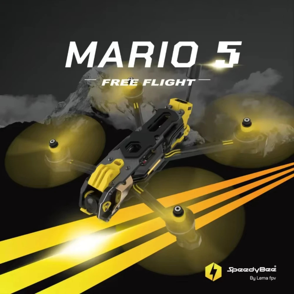 Carbon Fiber Drone Frame - Комплект рамы Speedybee Mario 5 O4,