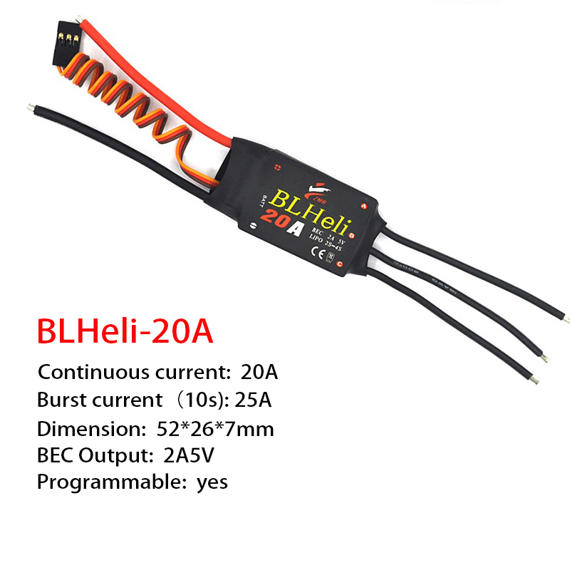 1-3 шт. бесщеточный ESC BLHeli – обзор и цена Drone Motor