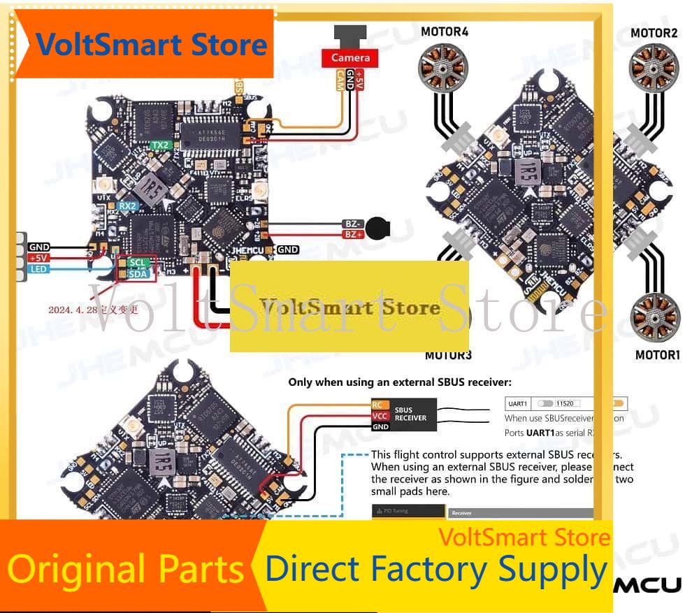 VoltSJHEMCU G474ELVTX F411 ELV – обзор и цена Betaflight Fc