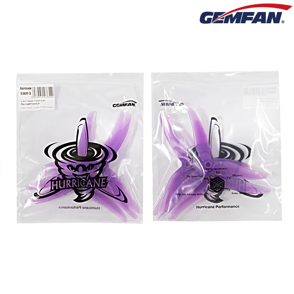 10 пар (10CW + 10CCW) Gemfan J – обзор и цена 5 Inch Propeller