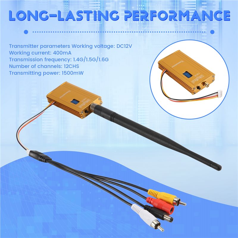 A48U 1.5G 1.5W FPV VTX 12-кана – обзор и цена Rc Transmitter