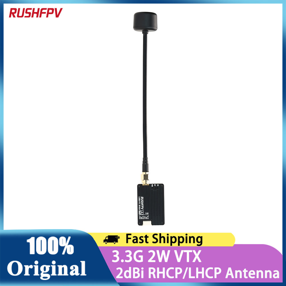 RUSHFPV 3,3G 2W VTX видеоперед – обзор и цена Rc Transmitter