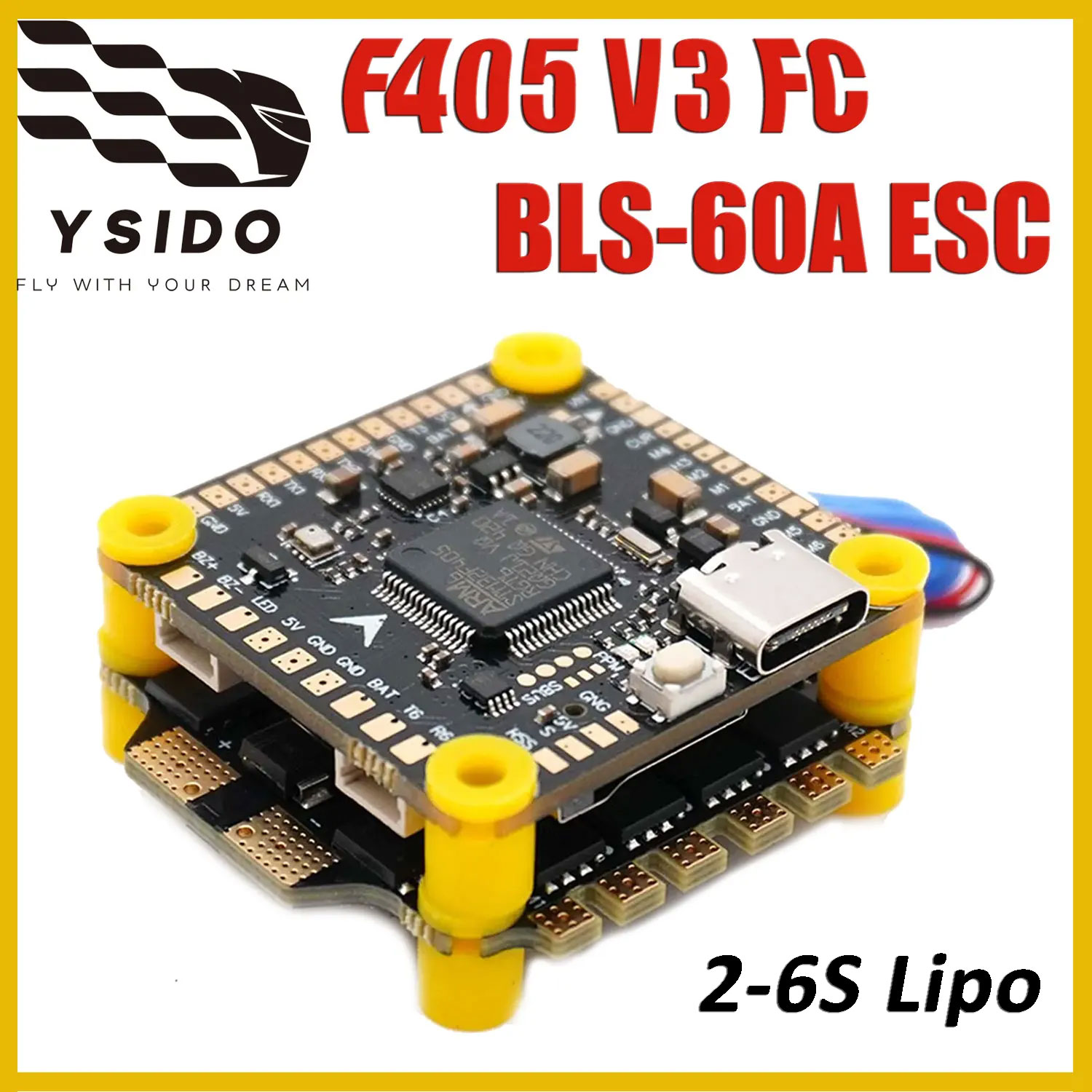 Полетный контроллер YSIDO F405 – обзор и цена F405 Flight Controller